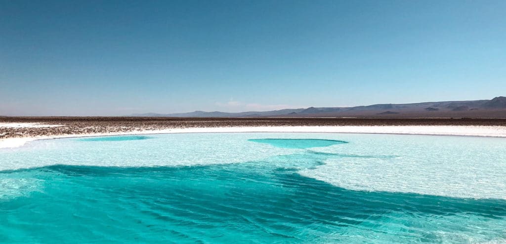 Lagunas Escondidas de Baltinache no Atacama