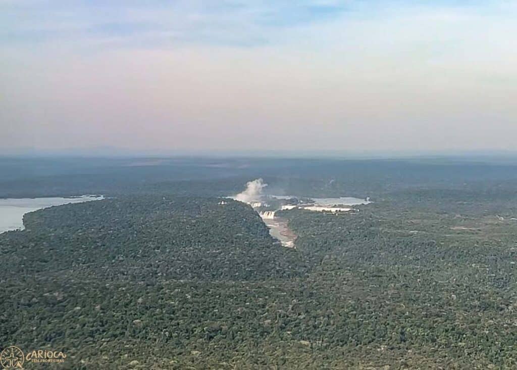 Cataratas vista do avião